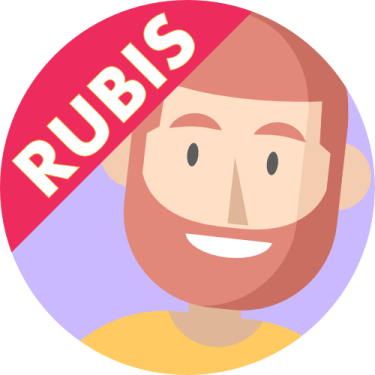 Badge RUBIS : Niveau de divination supérieur « Excellent à coup de cœur ».