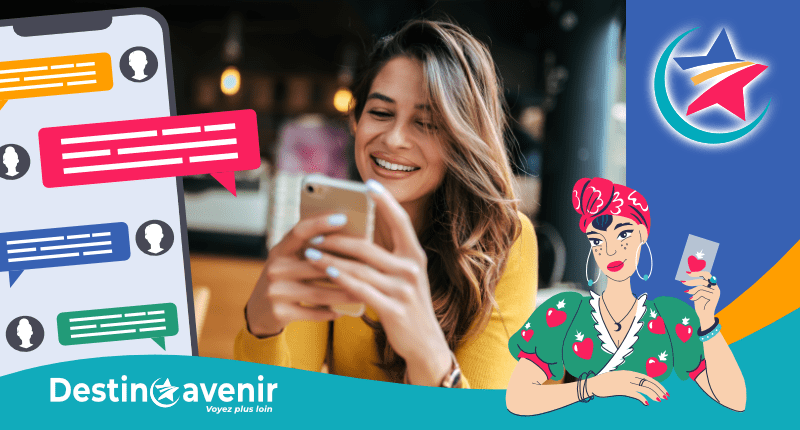 Un voyant vous répond par tchat en direct. Un voyant vous répond par tchat en direct.